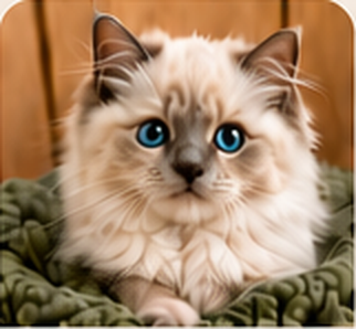 Pixi, a Ragdoll kitten